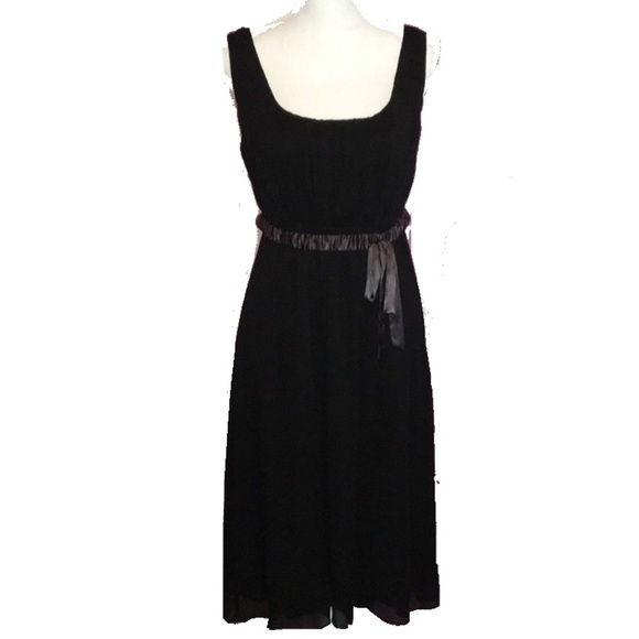 SIMPLY VERA BY VERA WANG Black Midi Dress 10 - Picture 4 of 10
